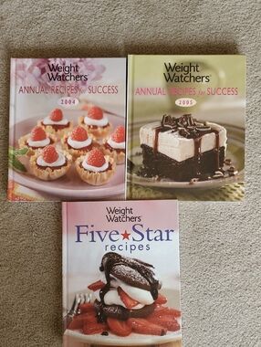 Weight Watchers Cookbook Trio - Perfect Condition $12.00 Buys All Three